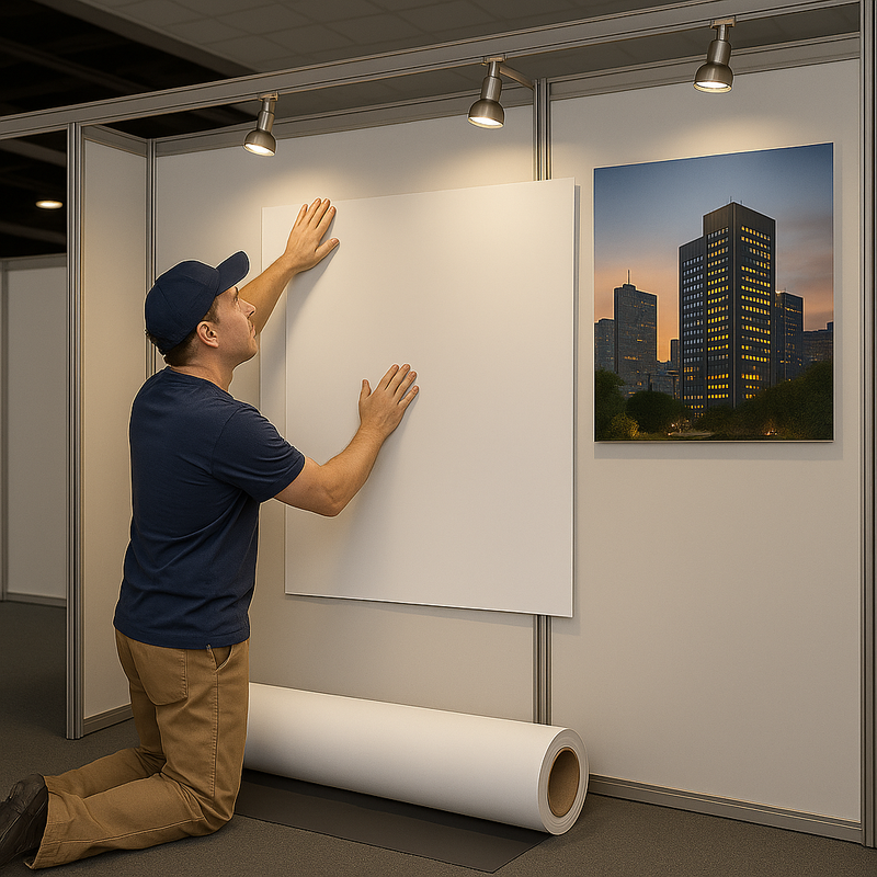 Magnetic Receptive Sheet – White Adhesive Backed, 0.4mm Thick, A4