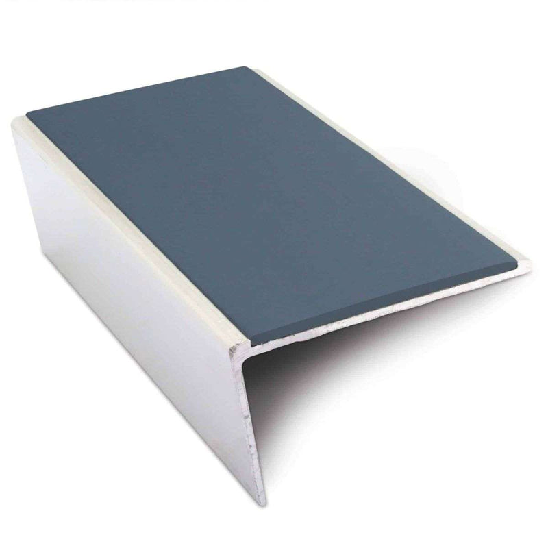 57x32mm Aluminium Non-Slip Stair Nosing with PVC Insert Rakeback Edge Trim