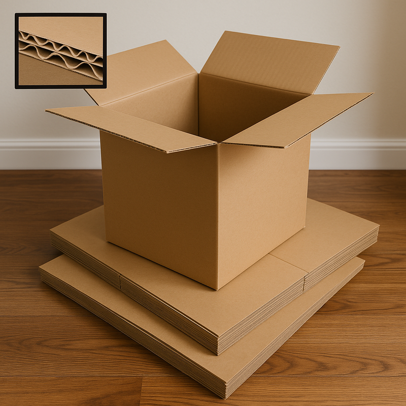 Premium Double Wall Shipping Boxes Crush-Resistant Cartons for Heavy Items