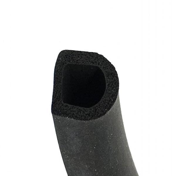 Heavy Duty D Shape Sponge EPDM Rubber Seal Strip for Draft Exclusion and Noise Reduction