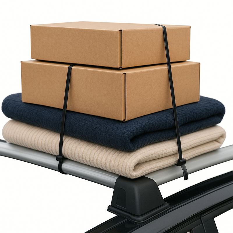 Heavy-Duty Releasable Cable Ties (100 Pack) Reusable Nylon Ties for Professional & Use