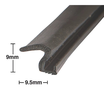 Industrial Black Elite 11 Push-Fit Joinery Seals Superior Quality For Seamless Installation - 2 Pack