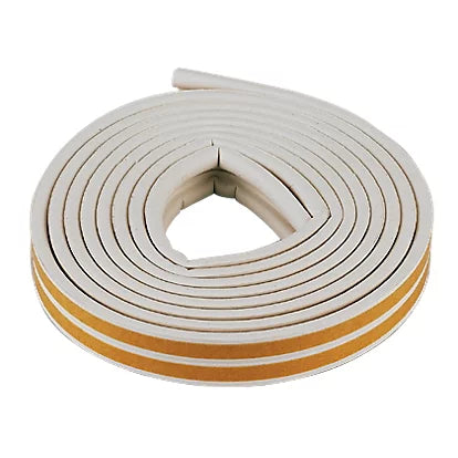 Heavy-Duty White EPDM Rubber P Strip Self-Adhesive For Windows & Doors