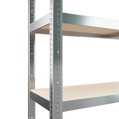 Premium Galvanized Steel 5-Tier Boltless Shelving Unit For Warehouses & Basements