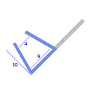 High-Quality Shower Seal Pair for 4-6mm Glass Chrome or Black Options