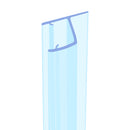 Clear PVC Shower Seal for 8-10mm Glass Adjustable for Gaps 3mm to 35mm