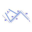 Premium PVC Shower Seal Suitable for 8mm 9mm and 10mm Glass