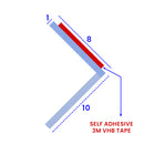 Self-Adhesive Clear Shower Seal Easy Installation