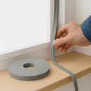 Heavy-Duty Foam Sealing Tape Single Sided Weatherproof &amp; Self-Stick Premium Air/Dust Barrier