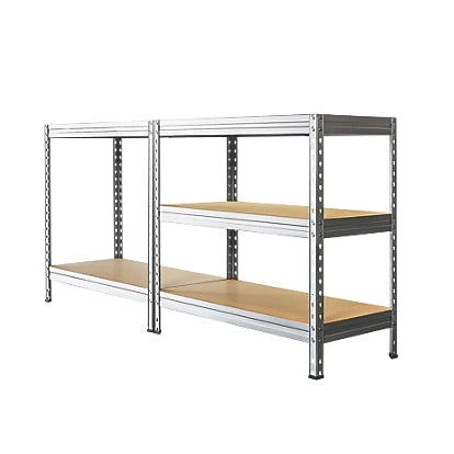 High Quality 5-Tier Silver Galvanised Steel Rivet Shelving Unit - 900mm