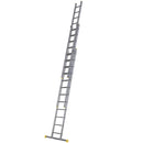 Highly Durable Aluminium Triple Section Extension Ladder - 8.61m