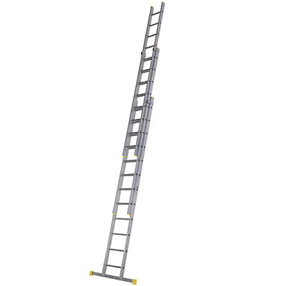 Highly Durable Aluminium Triple Section Extension Ladder - 8.61m