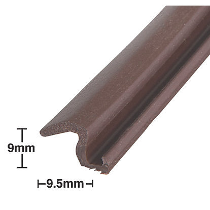 Industrial Brown Elite 11 Push-Fit Joinery Seals Reliable Sealing For Windows & Doors