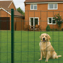 Fencing Kit – Green PVC Coated Welded Wire Mesh Complete Set Galvanised