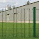 Fencing Kit – Green PVC Coated Welded Wire Mesh Complete Set Galvanised