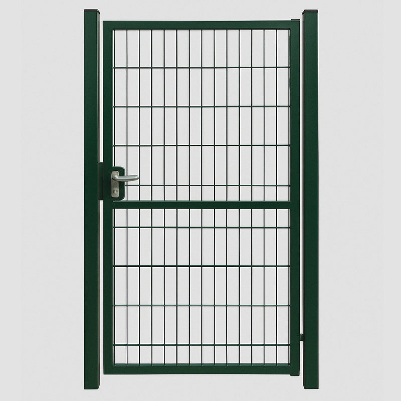 Premium Gas Compound Fence Kit - Heavy Duty Green Chain Link, Secure Installation Set