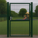 Premium Green Chain Link Fence Kit – Four-Sided Enclosure, Full Installation Set