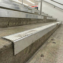 Aluminium Non-Slip Stair Nosing 66x32mm UK | Heavy-Duty Edge Trim with PVC Insert
