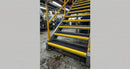 Extra-Wide Anti-Slip GRP Step Tread Cover – High-Visibility Safety Nosing UK