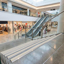 Heavy-Duty Aluminium Non-Slip Stair Nosing – 66×32mm Straight Edge Trim with PVC Insert – UK