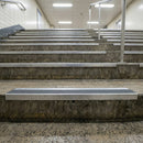 DDA Rake Back Aluminium Anti-Slip Stair Nosing – Ramp Profile with PVC Insert