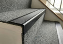 Aluminium Stair Nosing with Anti-Slip Insert – Heavy-Duty Edge Protection for UK Stairs