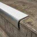 Aluminium Non-Slip Stair Nosing UK | 57×40mm Bullnose Safety Edge