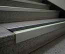 Glow-in-the-Dark DDA Anti-Slip Stair Nosing UK – Heavy-Duty Aluminium Ramp Profile
