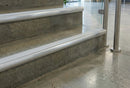 Semi-Rounded Aluminium Anti-Slip Stair Nosing – Heavy-Duty Ramp Profile with PVC Insert UK