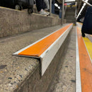 Aluminium Non-Slip Stair Nosing 67×55mm – DDA Compliant Anti-Slip Edge Trim UK
