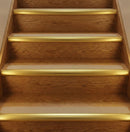 Long Riser Anti-Slip Stair Nosing for Laminate, Carpet & Wood Flooring (54 × 44mm, 2.5m)