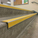 Aluminium Non-Slip Stair Nosing 75×58mm | DDA Compliant | UK