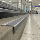 Premium Aluminium Non-Slip Stair Nosing – 75×58mm DDA Compliant Edge Trim for UK Properties