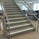 Aluminium Non-Slip Stair Nosing 67×55mm | DDA Compliant Rakeback Profile | UK