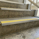 Aluminium Non-Slip Stair Nosing 66x32mm UK | Heavy-Duty Edge Trim with PVC Insert