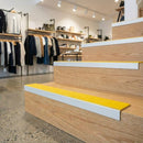 Heavy-Duty Aluminium Stair Nosing 56×32mm UK | Professional Non-Slip Edge Trim with PVC Insert