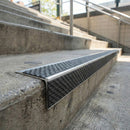 Aluminium Non-Slip Stair Nosing 75×58mm | DDA Compliant | UK