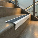 Aluminium Non-Slip Stair Nosing 67×55mm – DDA Compliant Anti-Slip Edge Trim UK