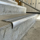Heavy-Duty Aluminium Bullnose Stair Nosing 87×40mm UK | Premium Non-Slip Safety Solution