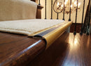 Premium Anodised Gold Anti-Slip Stair Nosing 2.5m | Round Edge Aluminium Profile UK