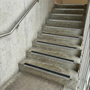 Aluminium Non-Slip Stair Nosing 66x32mm UK | Heavy-Duty Edge Trim with PVC Insert