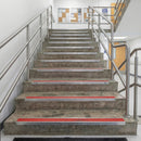 DDA Rake Back Aluminium Anti-Slip Stair Nosing – Ramp Profile with PVC Insert