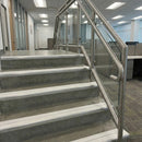 Heavy-Duty Aluminium Bullnose Stair Nosing 87×40mm UK | Premium Non-Slip Safety Solution