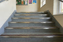 Anti-Slip Stainless Steel Stair Nosing with Black Safety Inlay – 2.5m | Premium UK