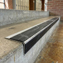 Premium Aluminium Non-Slip Stair Nosing – 75×58mm DDA Compliant Edge Trim for UK Properties