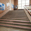 Heavy-Duty Aluminium Non-Slip Stair Nosing – 66×32mm Straight Edge Trim with PVC Insert – UK