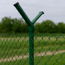 Galvanized Green Coated Crank Fitting – Steel Bracket for Fencing Post Systems