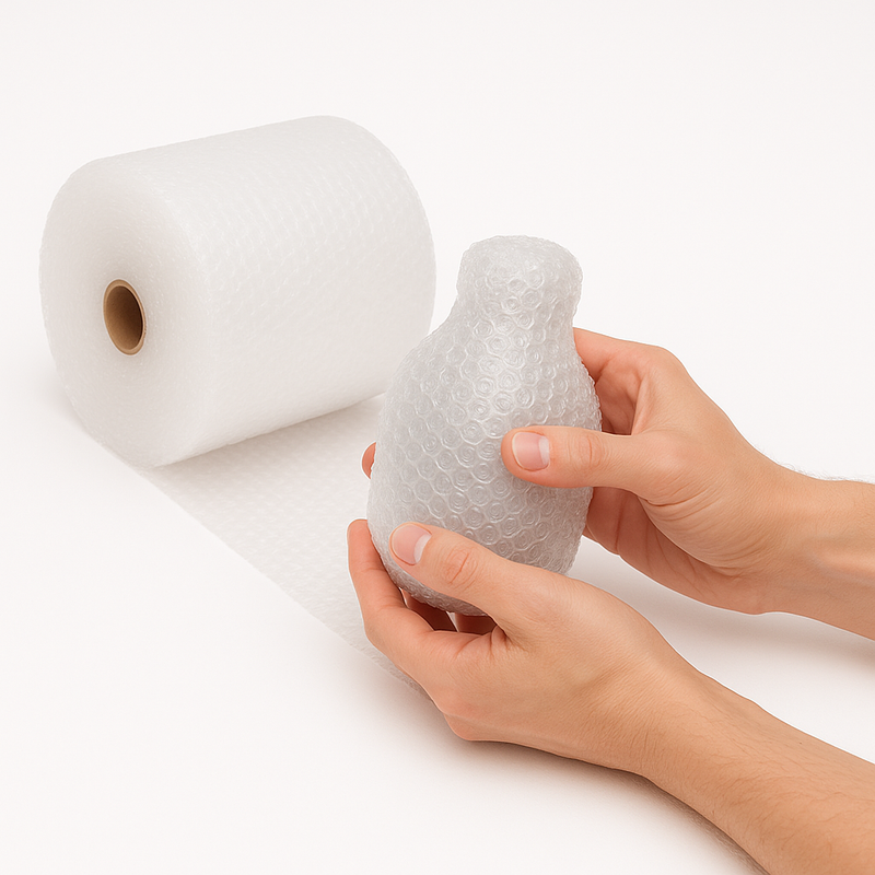 Heavy-Duty Bubble Wrap Roll Pre-Cut Perforated Sheets Industrial-Grade Shock & Vibration Protection