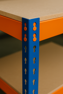 Heavy Duty 2-Tier Steel Workbench 90 cm (600 kg Load Capacity) | Boltless Adjustable Shelves for Garage, Workshop & DIY