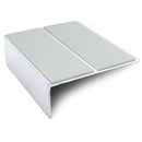 85 x 32mm Aluminium Non-Slip Stair Nosing Durable Edge Trim with PVC Insert